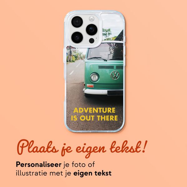 Ontwerp je eigen MagSafe Backcover met afneembaar koord Apple iPhone 16 Pro - Transparant