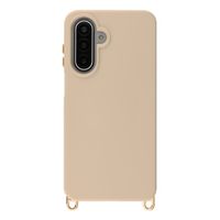 Selencia Rivièra MagSafe Backcover met afneembare haakjes Samsung Galaxy A17 (5G) / (4G) - Milky Latte