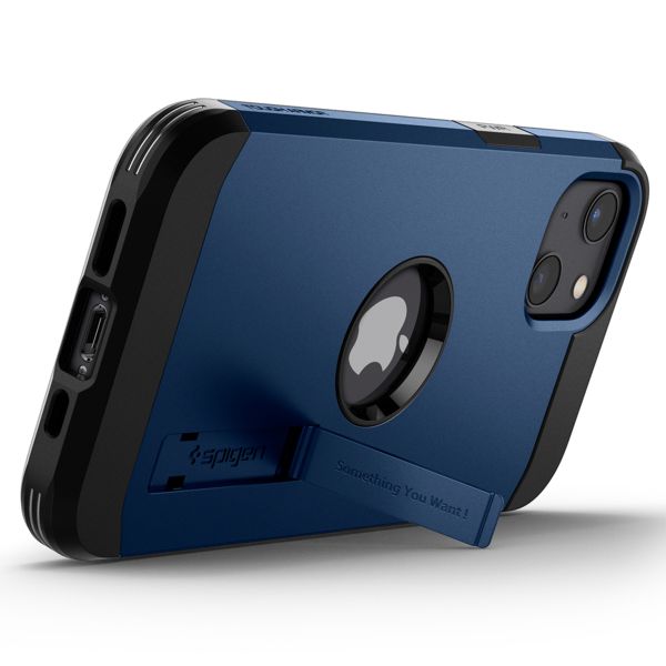 Spigen Tough Armor Backcover iPhone 13 Mini - Blauw