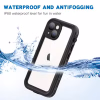 Redpepper Dot Plus Waterproof Backcover Apple iPhone 13 Mini - Zwart