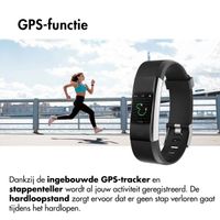 Lintelek Activity tracker ID115Plus HR - Zwart