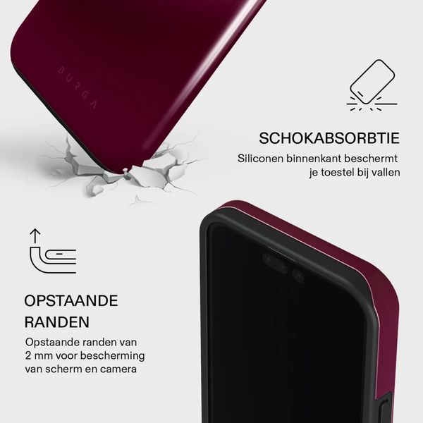 Burga Tough Backcover MagSafe Apple iPhone 15 Pro - Dark Cherry