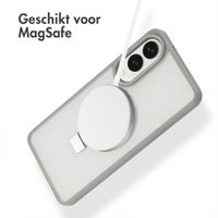 Accezz Ring Stand Backcover met MagSafe Samsung Galaxy S25 Edge - Grijs