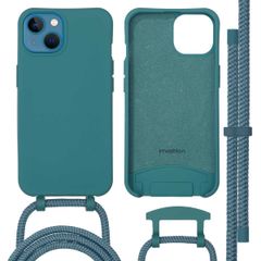 imoshion Color Backcover met afneembaar koord MagSafe iPhone 13 - Dark Green