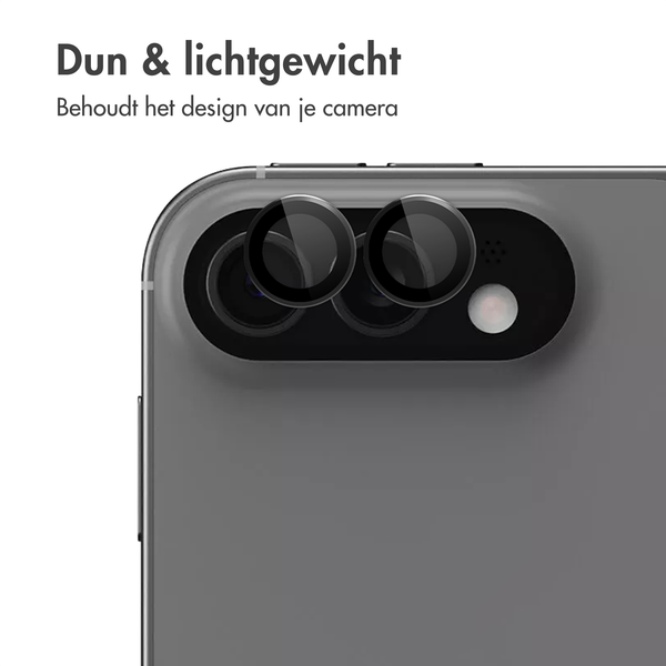imoshion Camera Protector Glas 2 Pack Apple iPhone Duo - Zwart