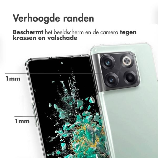 Accezz Clear Backcover OnePlus 10T - Transparant
