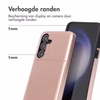 imoshion Backcover met pasjeshouder Samsung Galaxy S25 FE - Rosé Goud
