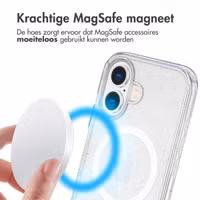 imoshion Sparkle Backcover met MagSafe Apple iPhone 17 - Transparant