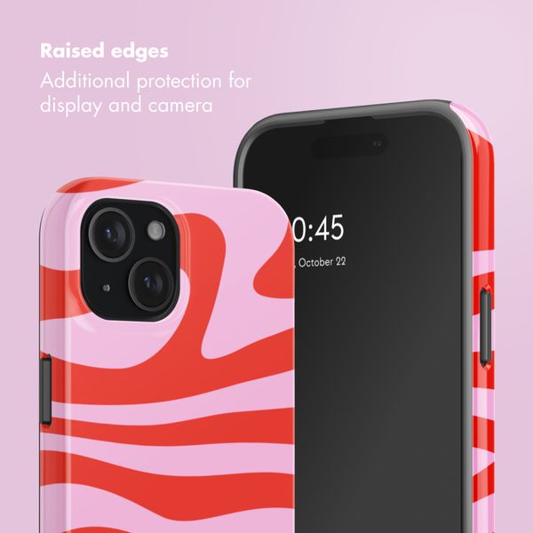 Selencia Vivid Back Cover with MagSafe Apple iPhone 15 - Dream Swirl Pink