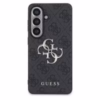 Guess 4G Metal Logo Backcover Samsung Galaxy S26 Plus - Zwart