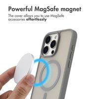 imoshion Colour Guard Back Cover with MagSafe Apple iPhone 15 Pro Max - Grey