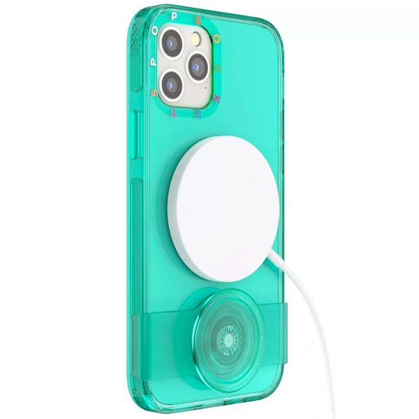 PopSockets PopCase iPhone 12 (Pro) - Groen