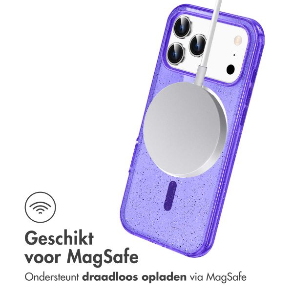 imoshion Sparkle Backcover met MagSafe Apple iPhone 17 Pro - Paars
