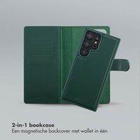 Selencia Olyn Uitneembare Bookcase met MagSafe Samsung Galaxy S24 Ultra - Groen
