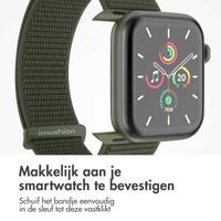imoshion Nylon bandje Apple Watch Series 1 t/m 11 / SE / Ultra (44/45/46/49 mm) - Army Green