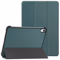 imoshion Trifold Bookcase Apple iPad 11 (2025) 11 inch A16 / iPad 10 (2022) 10.9 inch - Donkergroen