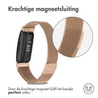 imoshion Milanees magnetisch bandje Fitbit Inspire - Maat S - Rosé Goud