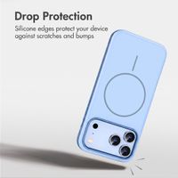 imoshion Colour Case with Thin MagSafe Ring Apple iPhone 18 Pro / 17 Pro - Light Blue