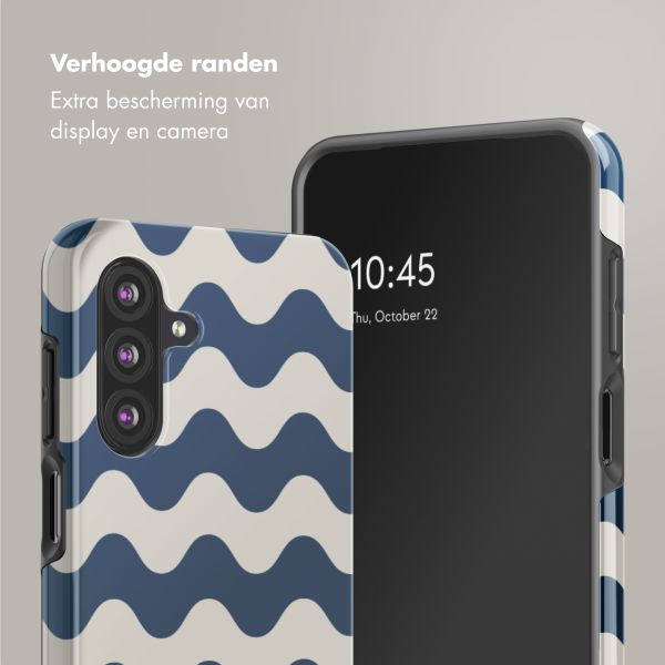 Selencia Vivid Backcover Samsung Galaxy A26 - Wave Vibes Classic Blue