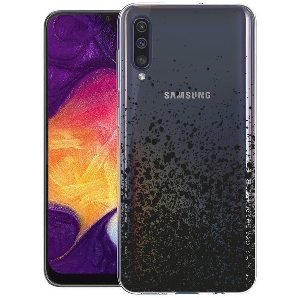 imoshion Design hoesje Samsung Galaxy A50 / A30s - Spetters - Zwart