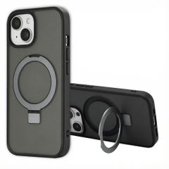 Accezz Ring Stand Backcover met MagSafe Apple iPhone 15 Pro - Zwart