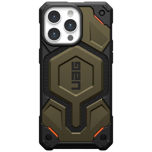 UAG Monarch Pro Backcover Apple iPhone 15 Pro Max - Kevlar Element Green