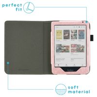 imoshion Vegan Leather Bookcase Kobo Clara Colour / BW - Rosé Goud