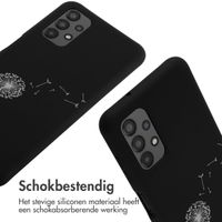 imoshion Siliconen design hoesje met koord Samsung Galaxy A13 (4G) - Dandelion Black