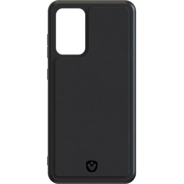 Valenta Luxe Leather Backcover Samsung Galaxy A72 - Zwart