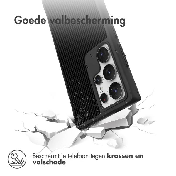 imoshion Rugged Hybrid Case Samsung Galaxy S24 Ultra - Zwart