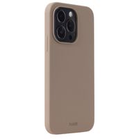 Holdit Silicone Case iPhone 15 Pro - Mocha Brown