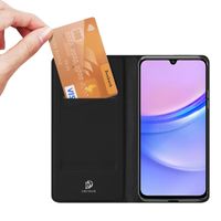 Dux Ducis Slim Softcase Bookcase Samsung Galaxy A15 (5G/4G) - Zwart