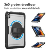 Accezz Rugged Backcover met schouderstrap Apple iPad 11 (2025) 11 inch A16 / iPad 10 (2022) 10.9 inch - Transparent