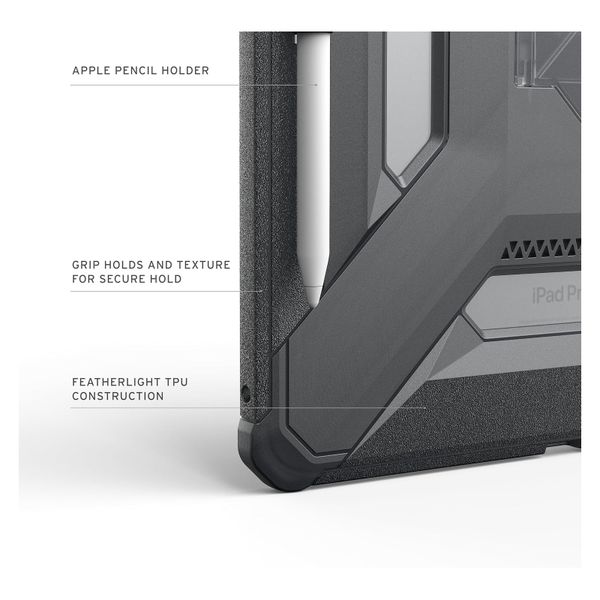 UAG Scout Bookcase Apple iPad Pro 13 (2025) M5 / (2024) M4 - Ash