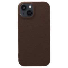 imoshion Texture Backcover Apple iPhone 14 / 13 - Donkerbruin