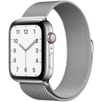 Apple Milanese Loop Band Apple Watch Series 1 t/m 11 / SE / Ultra (44/45/46/49 mm) - Silver