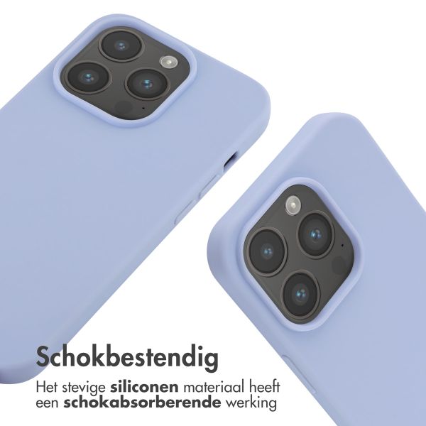 imoshion Siliconen hoesje met koord iPhone 14 Pro - Paars