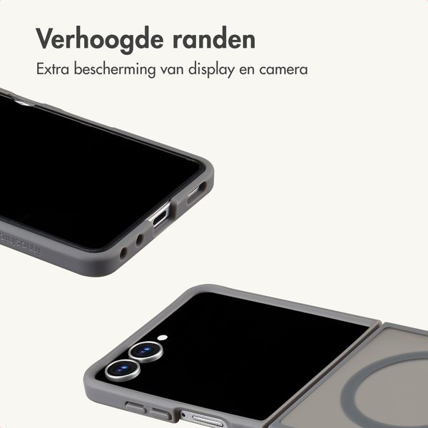 imoshion Color Guard Backcover met MagSafe Samsung Galaxy Z Flip 8 - Grijs