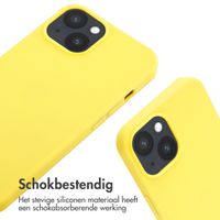 imoshion Siliconen hoesje met koord Apple iPhone 14 - Geel