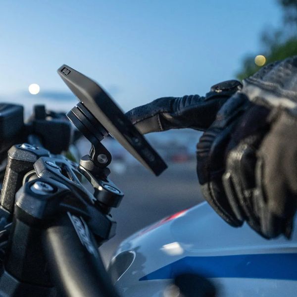 SP Connect Bar Clamp Mount Pro Telefoonhouder Motor - 360° draaibaar - Zwart