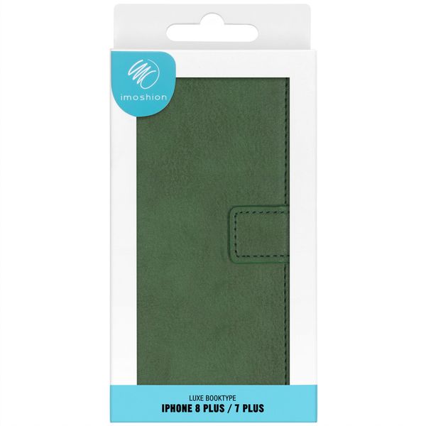 imoshion Luxe Bookcase Apple iPhone 8 Plus / 7 Plus - Groen