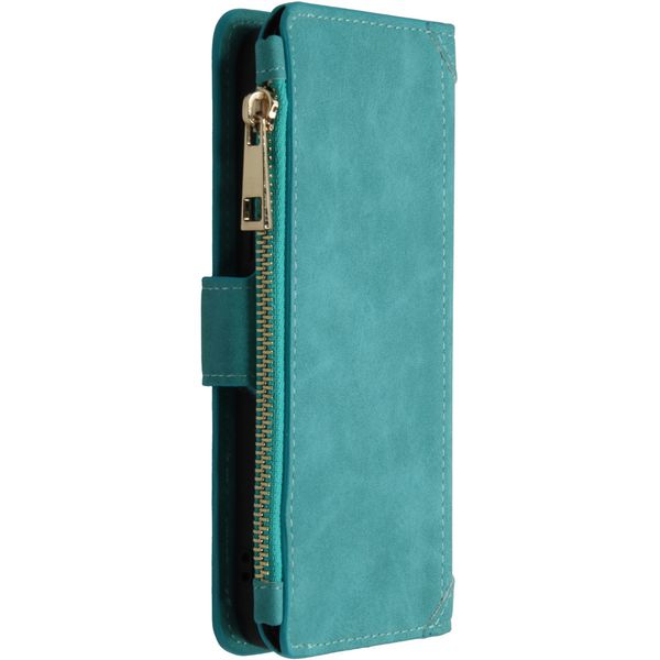 Luxe Portemonnee iPhone 12 (Pro) - Turquoise