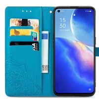 imoshion Mandala Bookcase Oppo Find X3 Lite - Turquoise