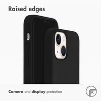 Accezz Liquid Silicone Back Cover with MagSafe Apple iPhone 13 Mini - Black