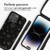 imoshion Siliconen design hoesje met koord Apple iPhone 14 Pro Max - Sky Black