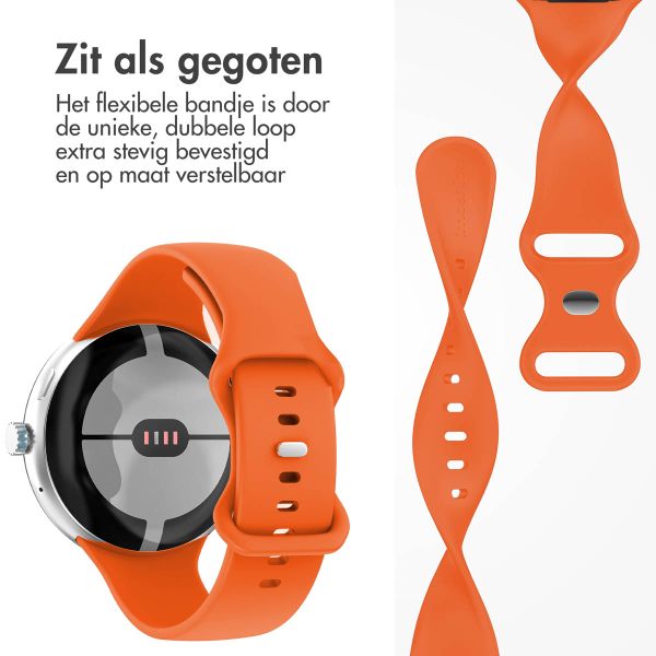 imoshion Siliconen⁺ bandje Google Pixel Watch 3 / 4 (45 mm) - Maat S - Oranje