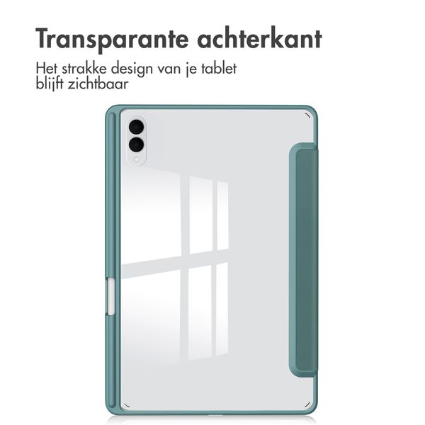 imoshion Trifold Hardcase Bookcase Samsung Galaxy Tab S11 Ultra - Groen