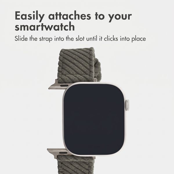 imoshion Corduroy strap Apple Watch | 38/40/41/42 mm - Green