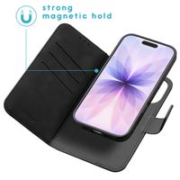 imoshion Uitneembare 2-in-1 Luxe Bookcase Apple iPhone 17 - Zwart