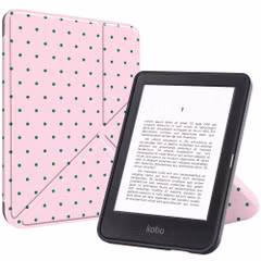 imoshion Design Vouwbare Bookcase Kobo Clara Colour / BW - Happy Dots